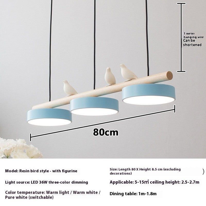 Bird Candle Pendant Light