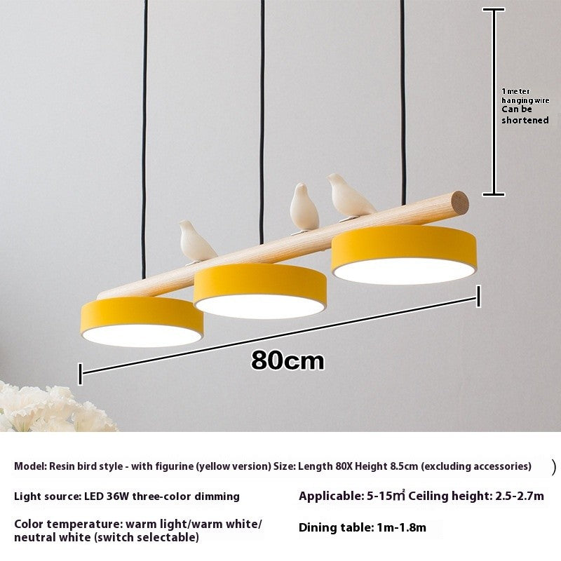 Bird Candle Pendant Light