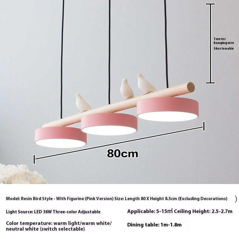 Bird Candle Pendant Light